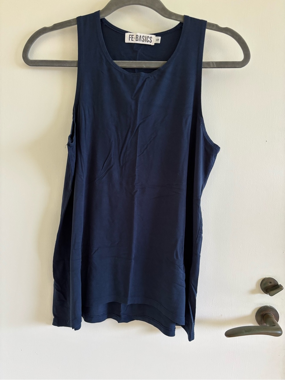 Fighting Eel FE Basics‎ Blue Tank Top Summer Closet Staple Small